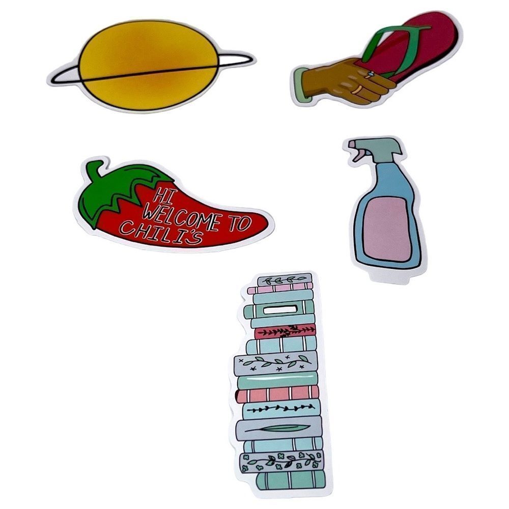 NWT Wool + Pepper Co. RANDOM Sticker Pack (5 stickers)